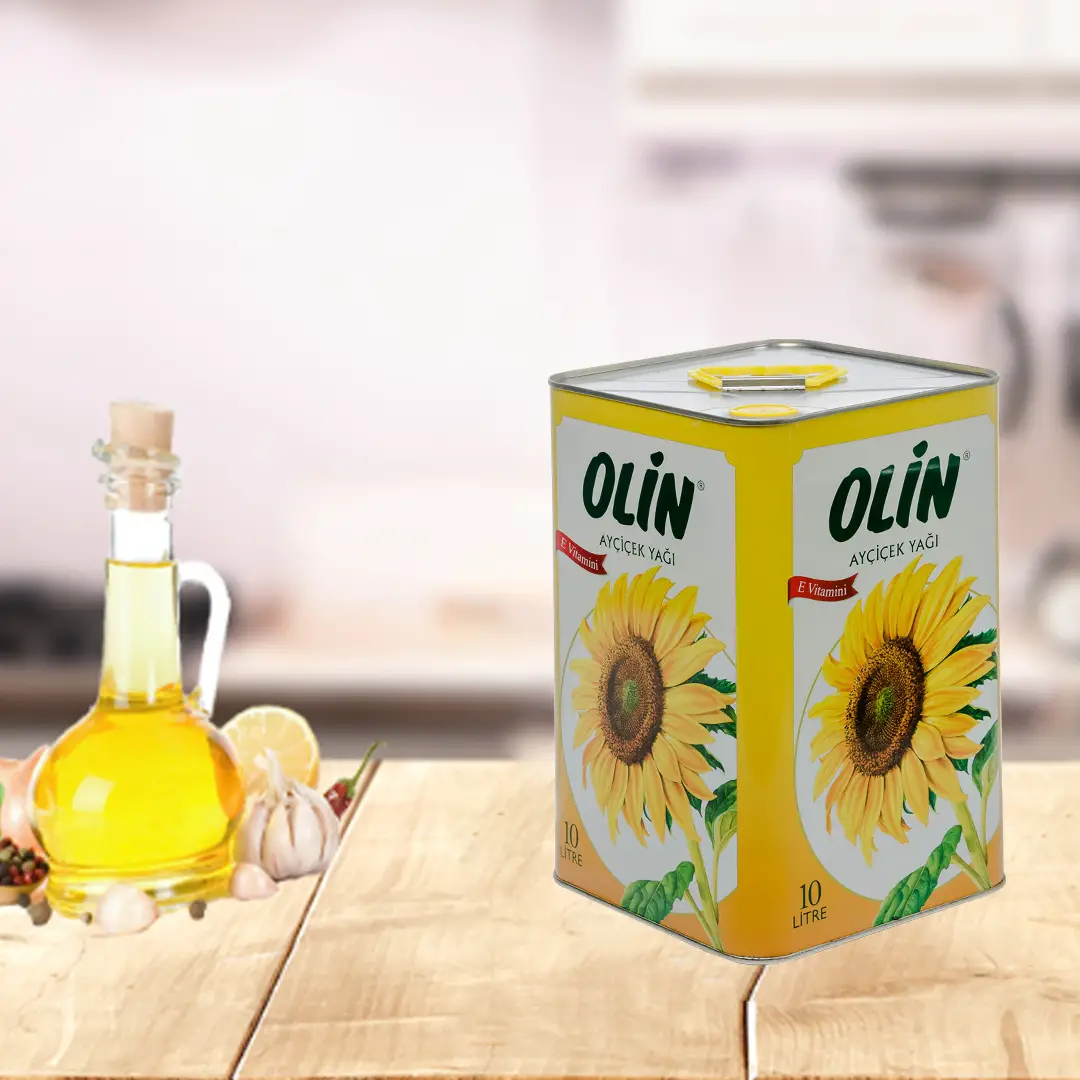 10 LT Ayçiçek Teneke